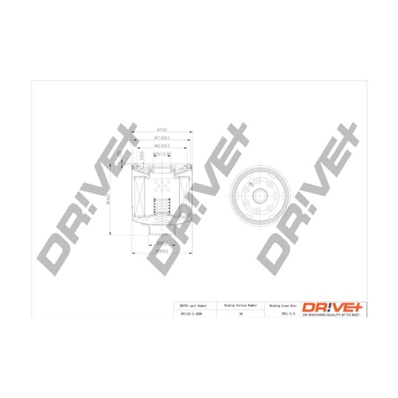 DRVE alyvos filtras DP1110.11.0268
