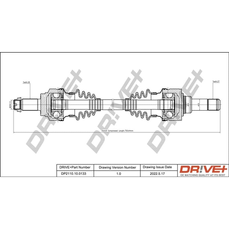 DRVE pusašis DP2110.10.0133