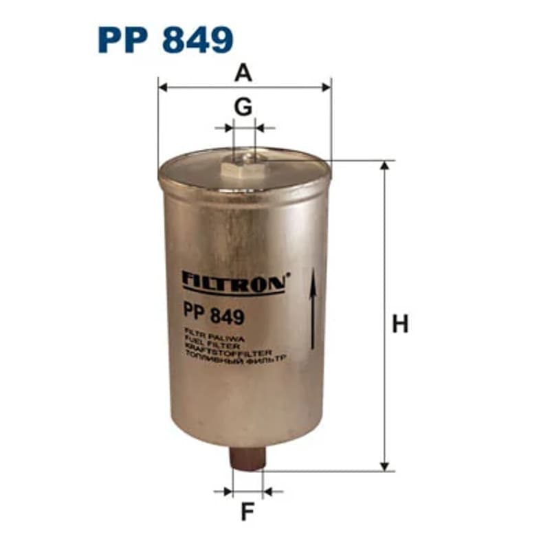 FILTRON kuro filtras PP 849