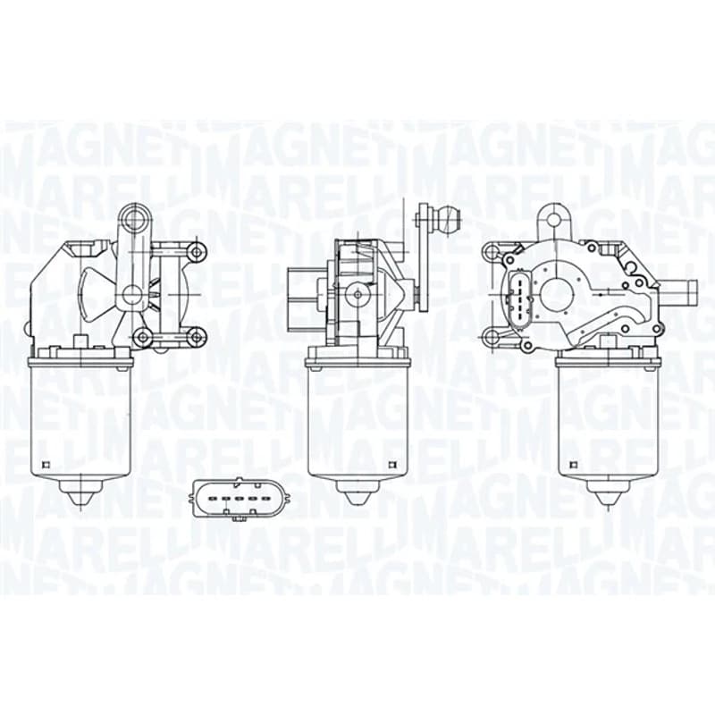 MAGNETIMARELLI valytuvo variklis 064050002010