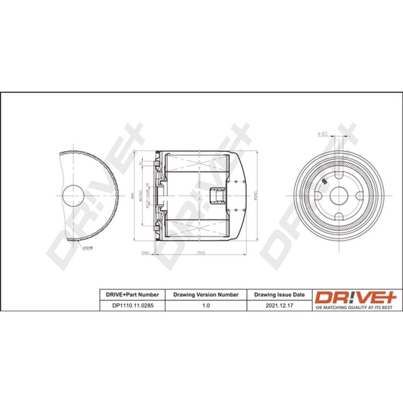 DRVE alyvos filtras DP1110.11.0285