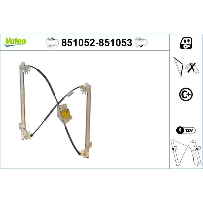 VALEO lango pakėliklis 851052