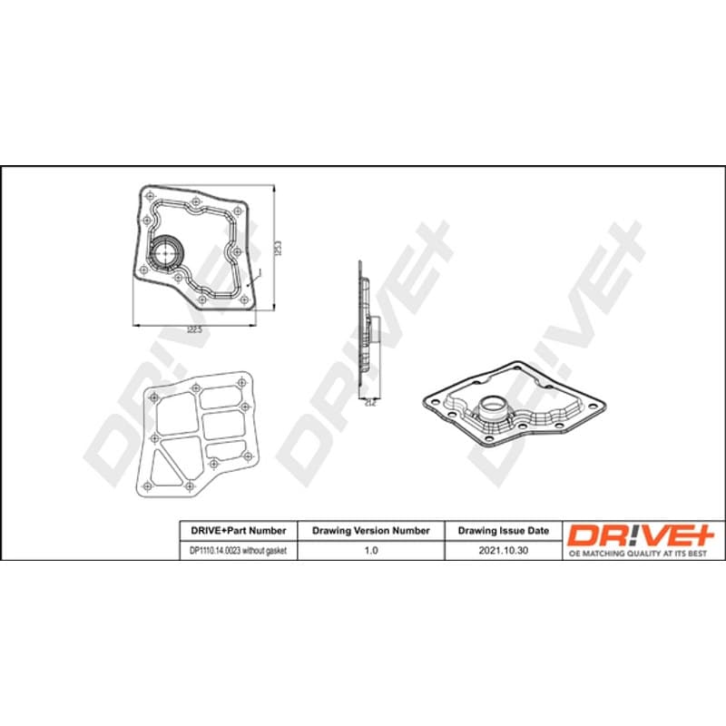 DRVE hidraulinis filtras, automatinė transmisija DP1110.14.0023