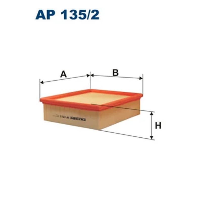 FILTRON AP 135/2 oro filtras – 230 × 193 × 62 mm