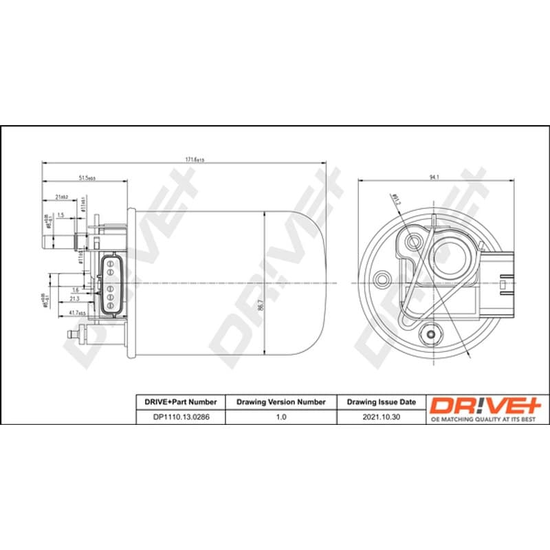 DRVE kuro filtras DP1110.13.0286