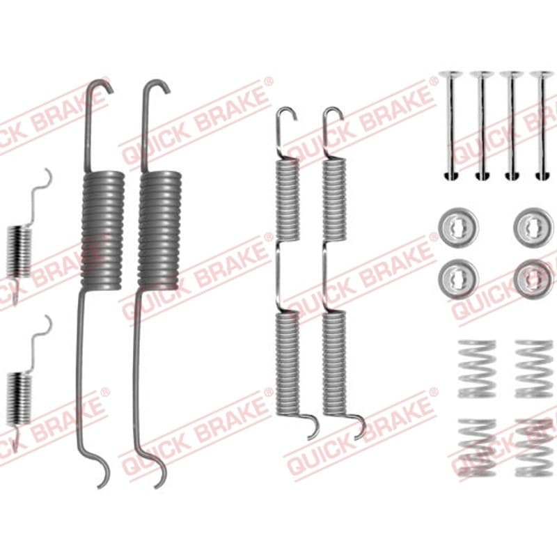 QUICKBRAKE priedų komplektas, stabdžių trinkelės 105-0727