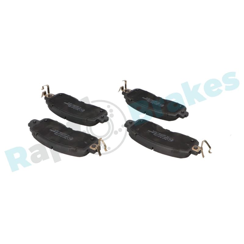 RAPBRAKES stabdžių trinkelių rinkinys, diskinis stabdys R-P1734