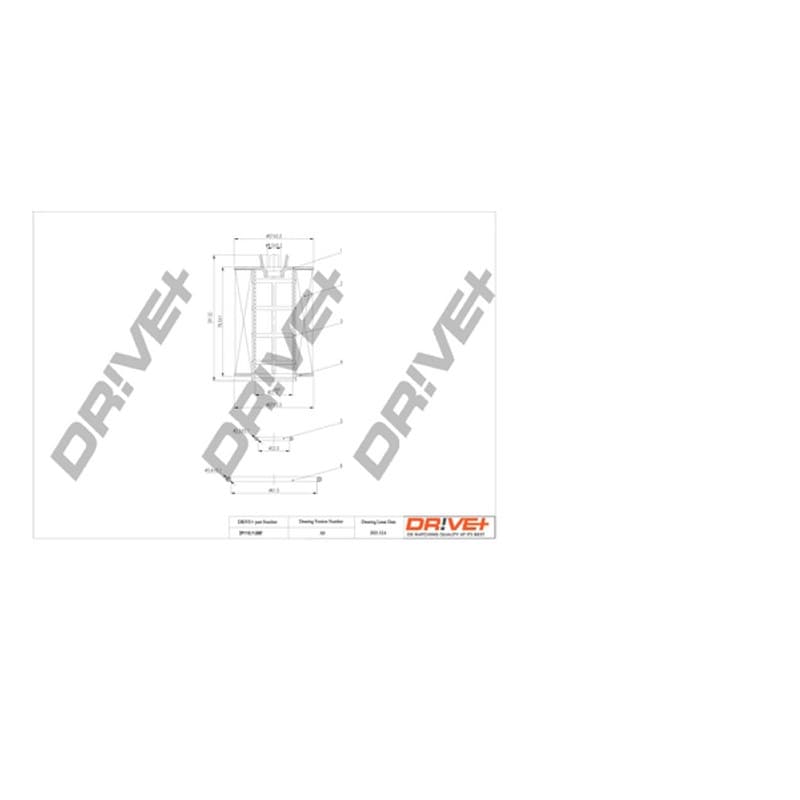 DRVE alyvos filtras DP1110.11.0097