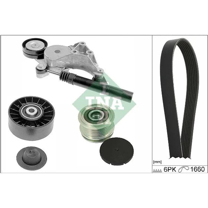 SCHAEFFLERINA V formos rumbuotas diržas, komplektas 529 0471 20