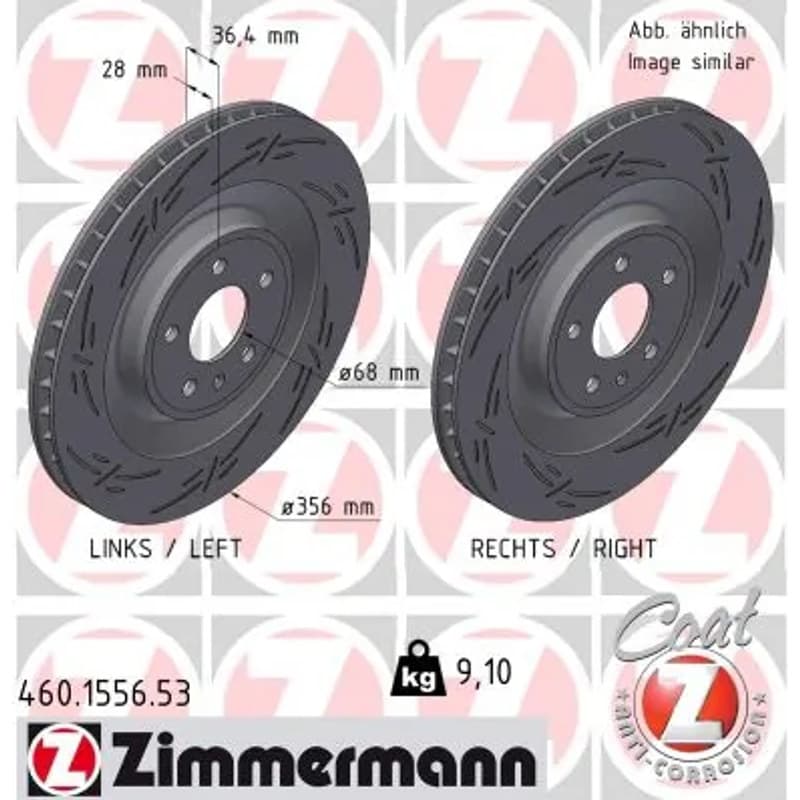 ZIMMERMANN stabdžių diskas 460.1556.53