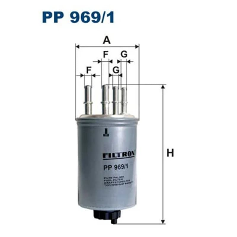 FILTRON Kuro filtras PP 969/1