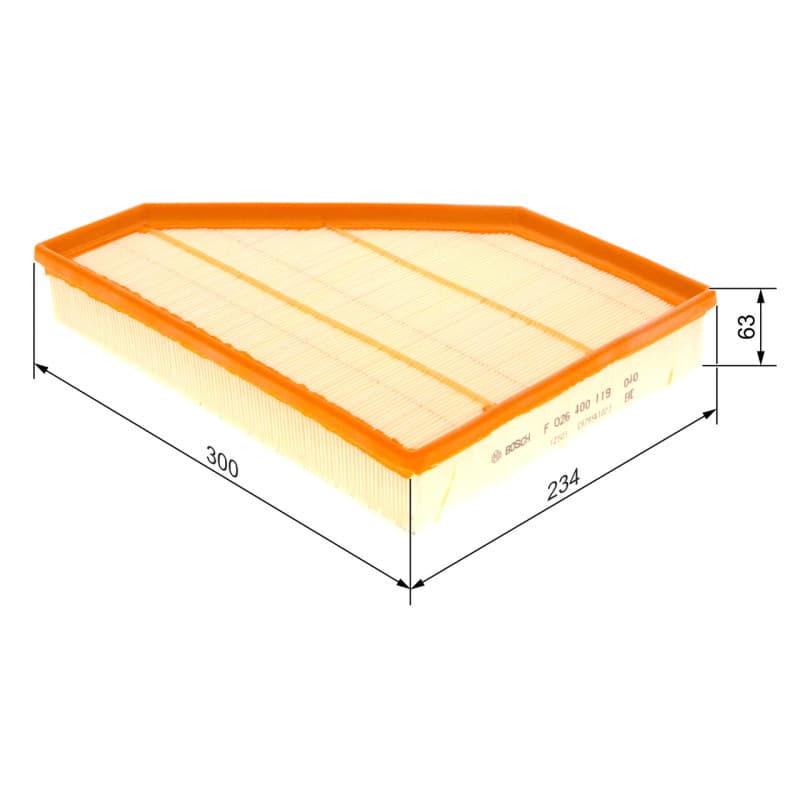 BOSCH F 026 400 119 oro filtras