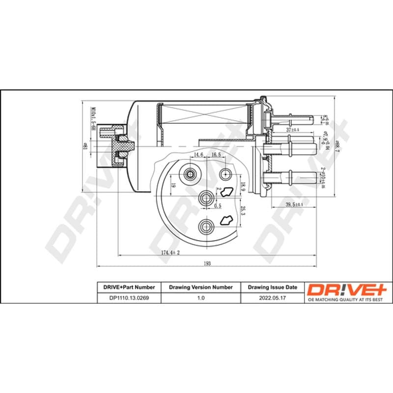 DRVE kuro filtras DP1110.13.0269