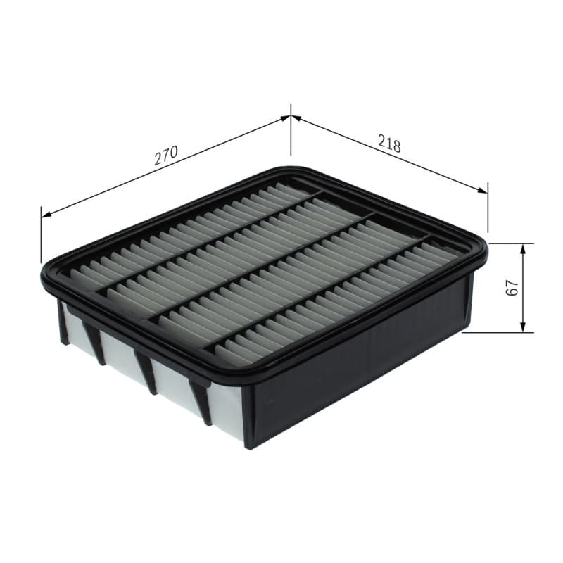BOSCH F 026 400 740 oro filtras