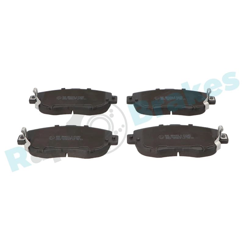 RAPBRAKES stabdžių trinkelių rinkinys, diskinis stabdys R-P1040