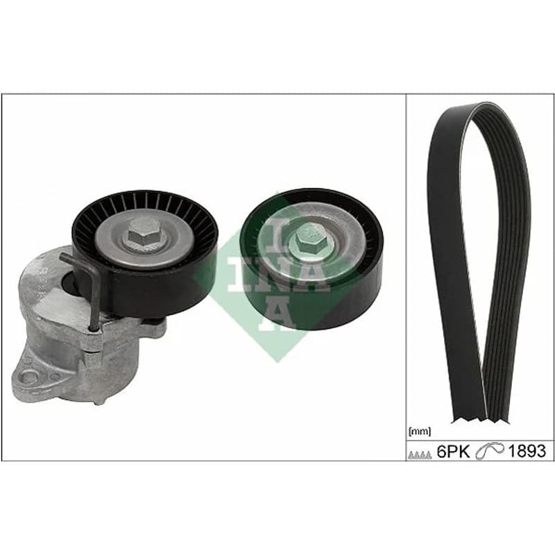 SCHAEFFLERINA V formos rumbuotas diržas, komplektas 529 0349 10