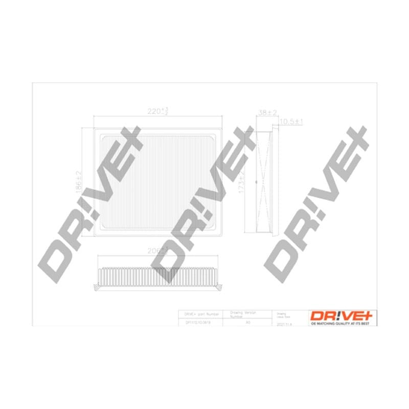 DRVE DP1110.10.0619 oro filtras