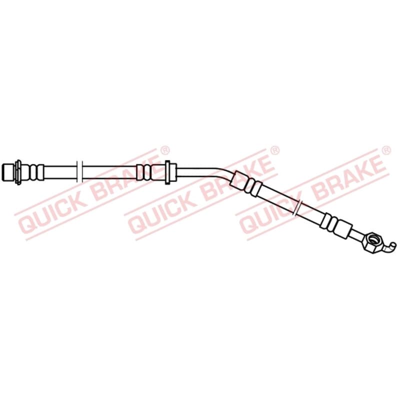 QUICKBRAKE stabdžių žarnelė 50.755