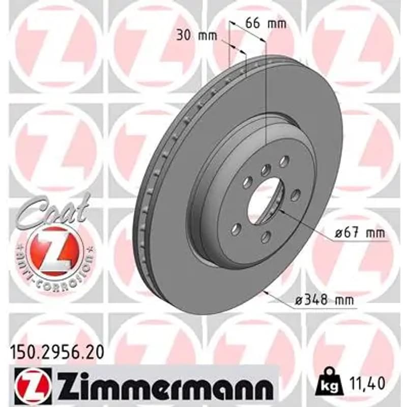 ZIMMERMANN stabdžių diskas 150.2956.20