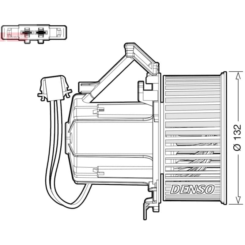 DENSO vidaus pūtiklis DEA02009