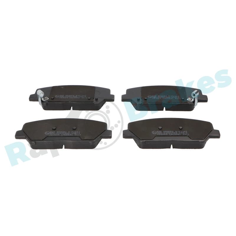 RAPBRAKES stabdžių trinkelių rinkinys, diskinis stabdys R-P1342