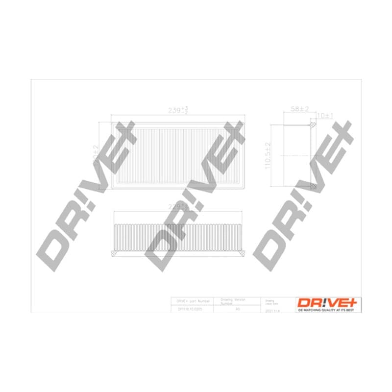 DRVE oro filtras DP1110.10.0205
