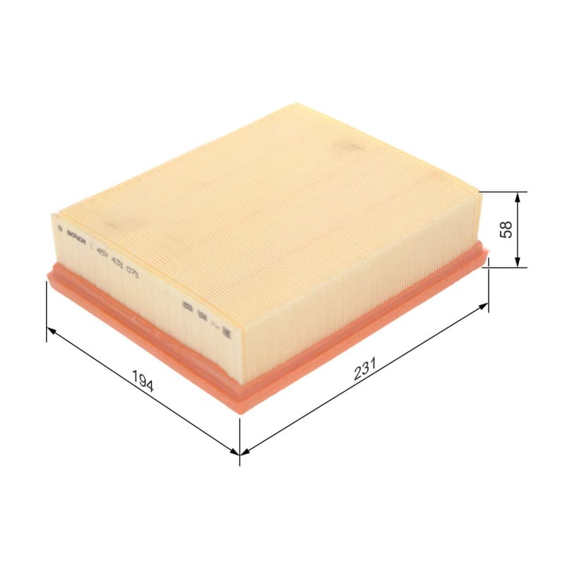 BOSCH 1 457 433 075 oro filtras