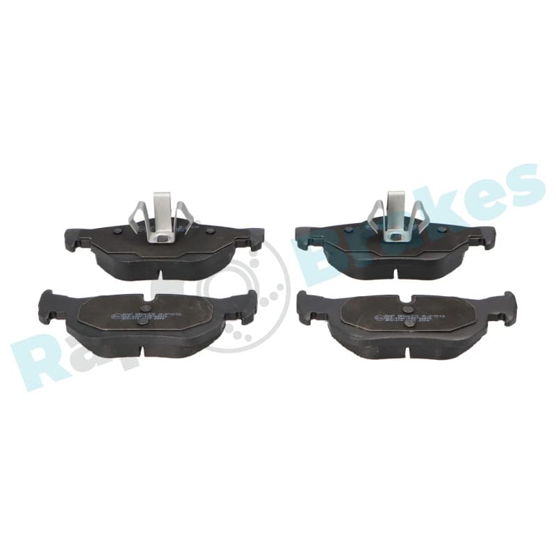 RAPBRAKES stabdžių trinkelių rinkinys, diskinis stabdys R-P1519