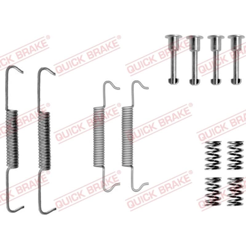 QUICKBRAKE priedų komplektas, stovėjimo stabdžių trinkelės 105-0793