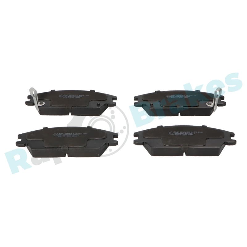 RAPBRAKES stabdžių trinkelių rinkinys, diskinis stabdys R-P1126