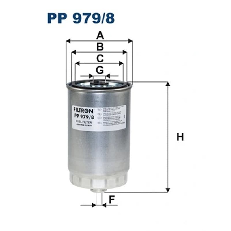 FILTRON PP 979/8 Kuro filtras