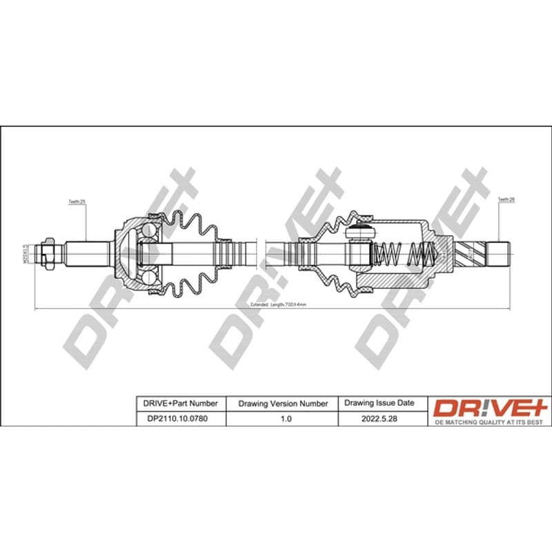 DRVE pusašis DP2110.10.0780