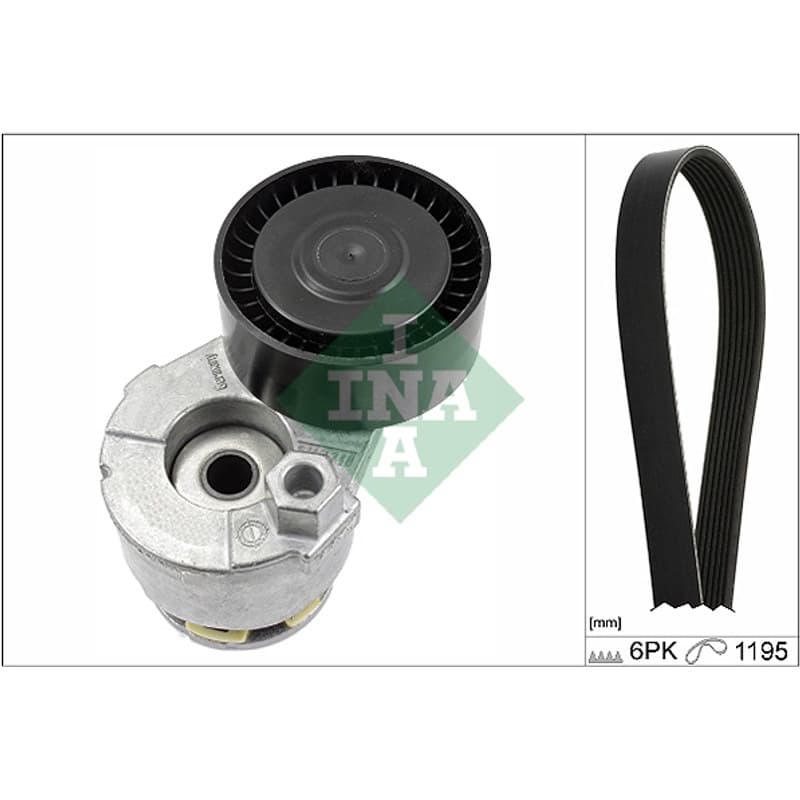 SCHAEFFLERINA V formos rumbuotas diržas, komplektas 529 0117 10
