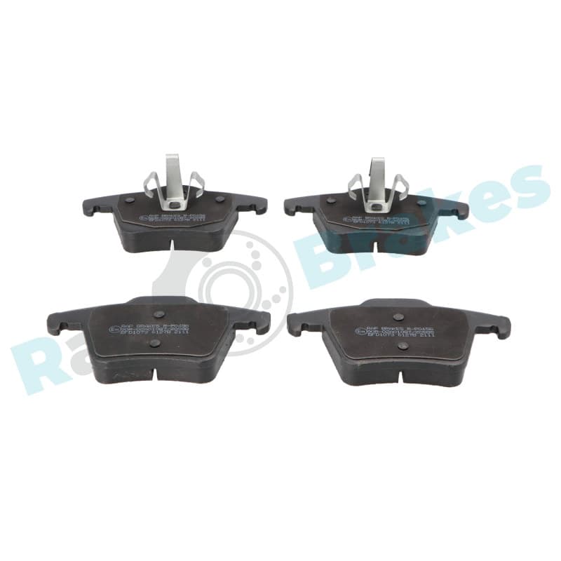 RAPBRAKES stabdžių trinkelių rinkinys, diskinis stabdys R-P0456