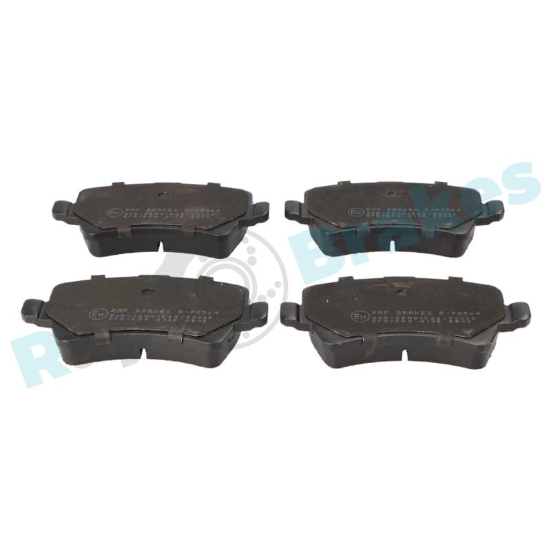 RAPBRAKES stabdžių trinkelių rinkinys, diskinis stabdys R-P0564