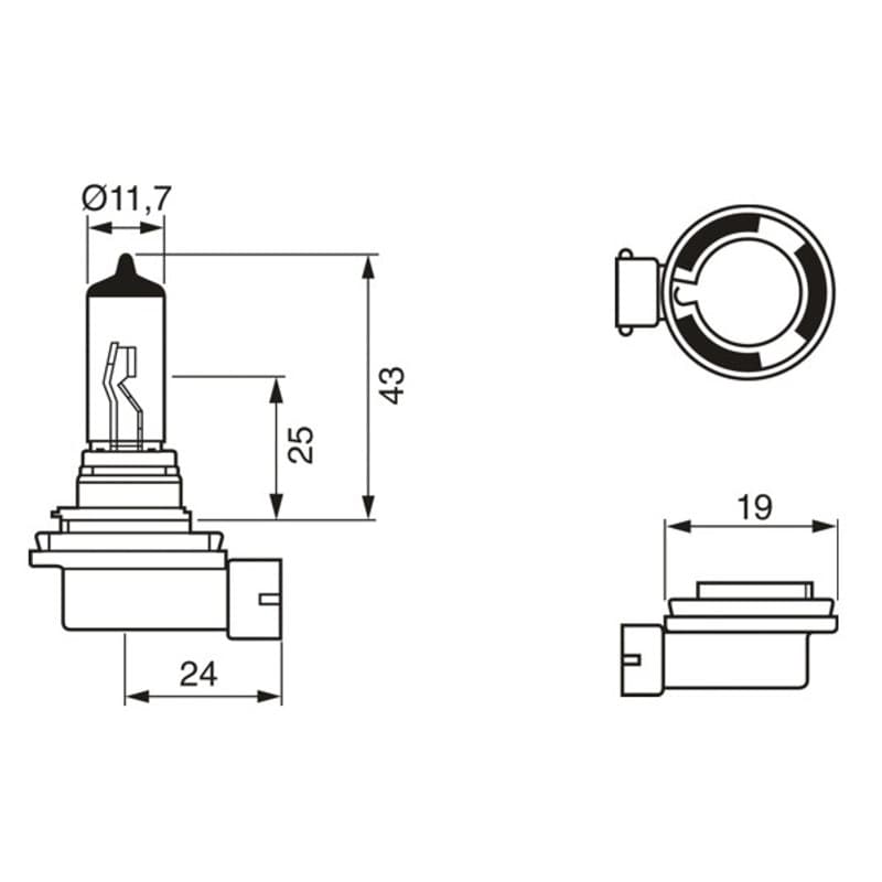 BOSCH 1 987 302 084 lemputė, prožektorius
