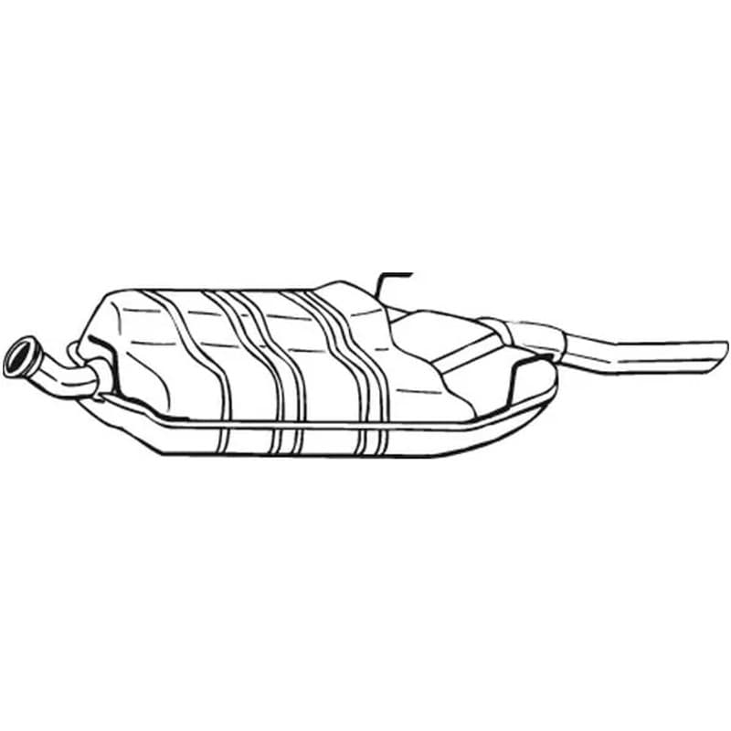BOSAL galinis duslintuvas 215-829