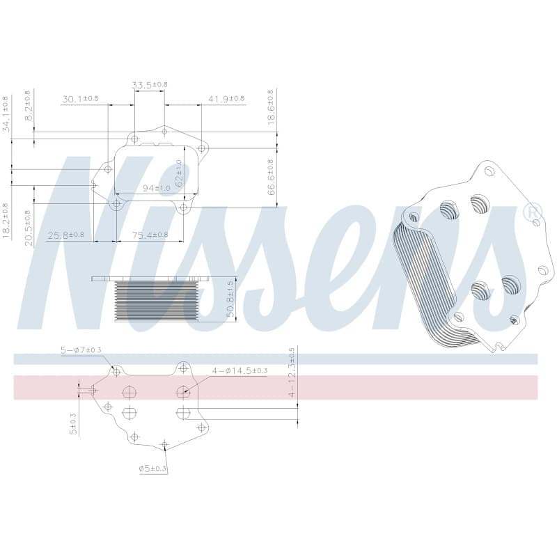 Alyvos aušintuvas NISSENS 91549 NISS