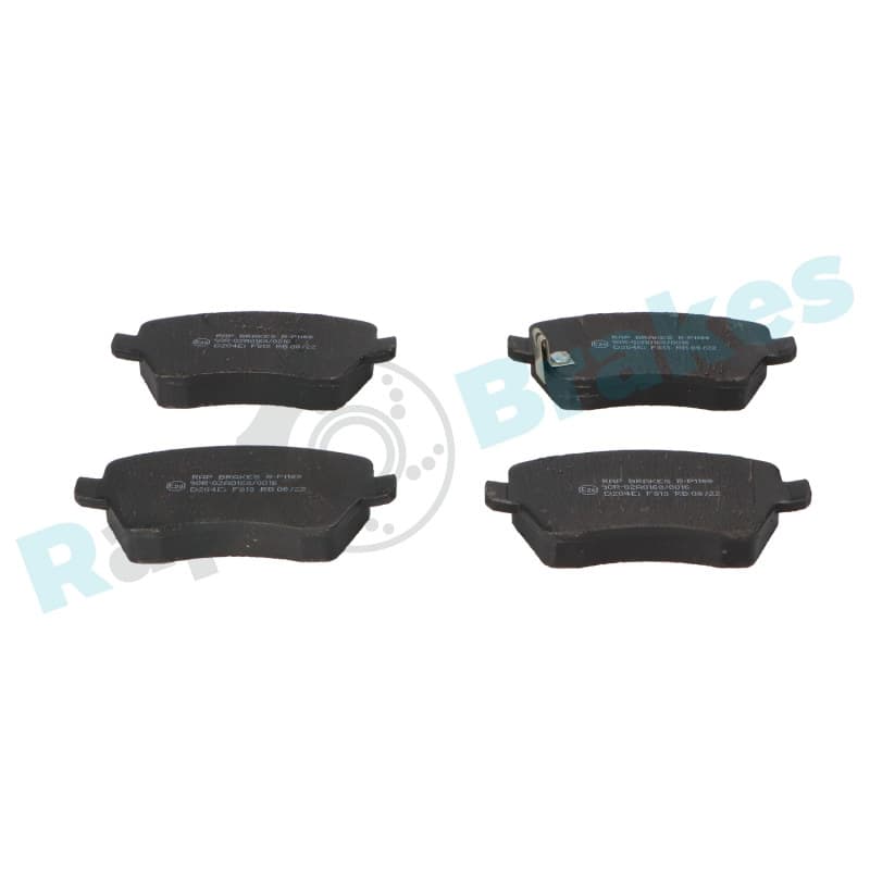 RAPBRAKES stabdžių trinkelių rinkinys, diskinis stabdys R-P1188