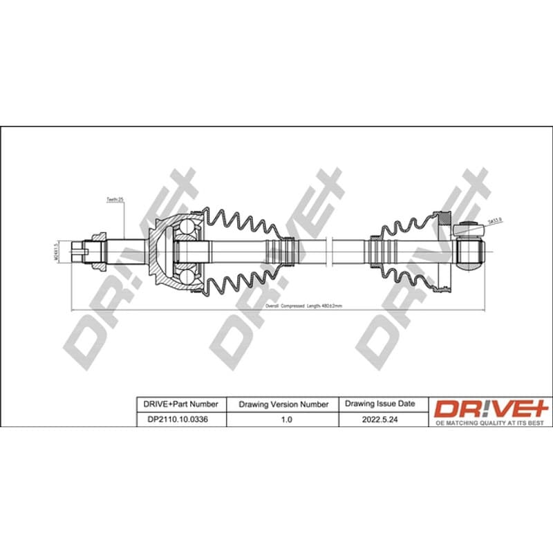 DRVE pusašis DP2110.10.0336