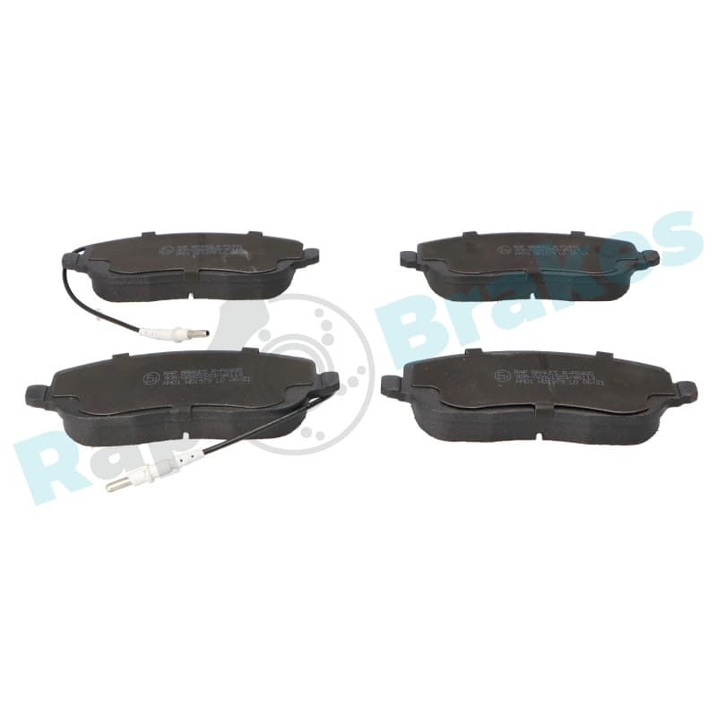 RAPBRAKES stabdžių trinkelių rinkinys, diskinis stabdys R-P0400