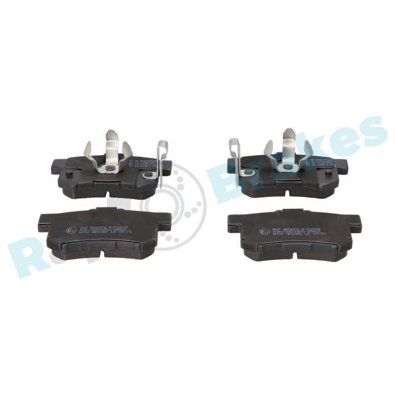 RAPBRAKES stabdžių trinkelių rinkinys, diskinis stabdys R-P1228