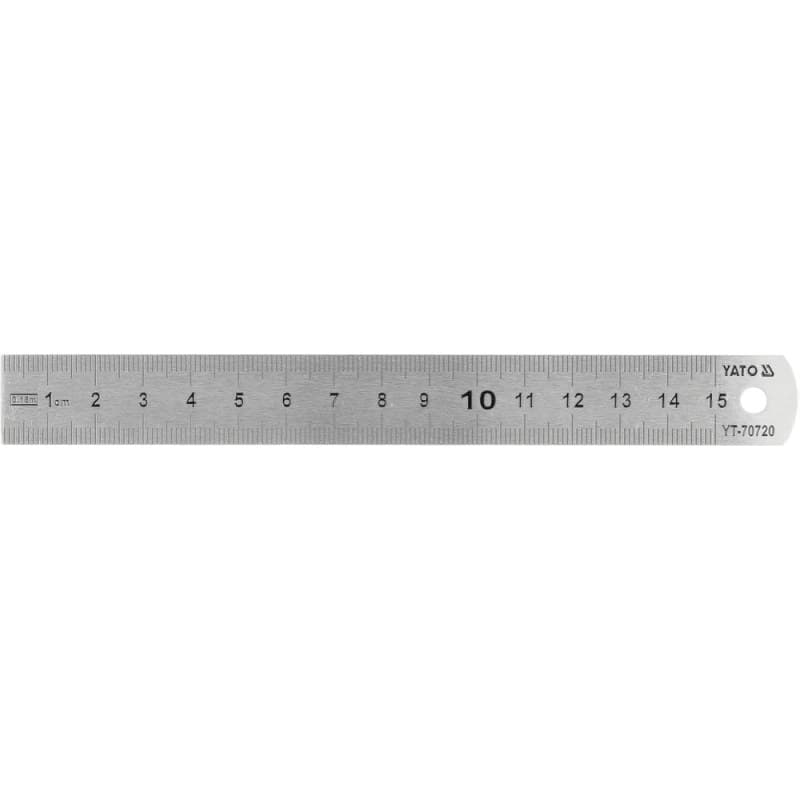 YATO Nerūdijančio plieno liniuotė 150 mm YT-70720