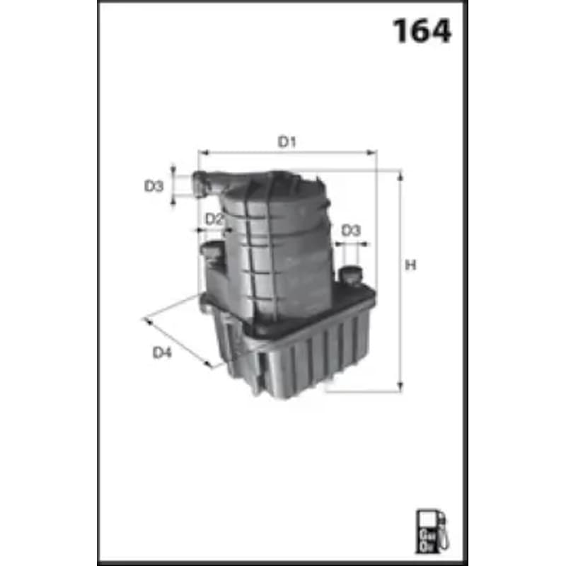 MECAFILTER kuro filtras ELG5348