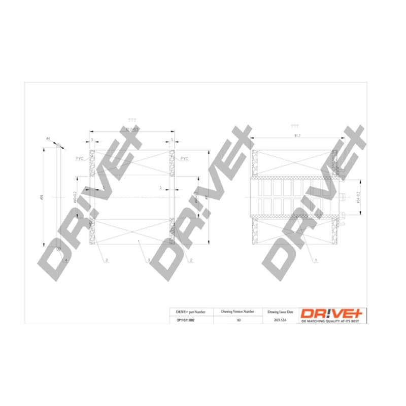 DRVE alyvos filtras DP1110.11.0062