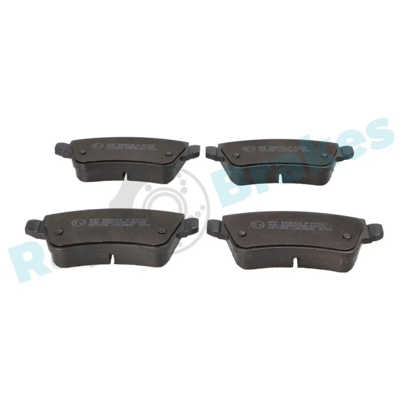 RAPBRAKES stabdžių trinkelių rinkinys, diskinis stabdys R-P0521