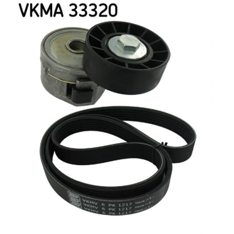 SKF VKMA 33320 V formos rumbuotas diržas, komplektas