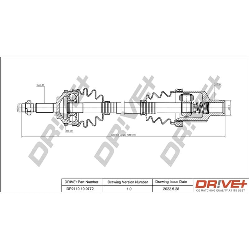 DRVE pusašis DP2110.10.0772