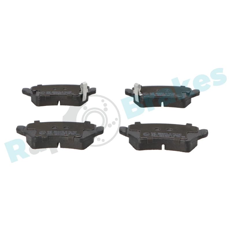 RAPBRAKES stabdžių trinkelių rinkinys, diskinis stabdys R-P0700