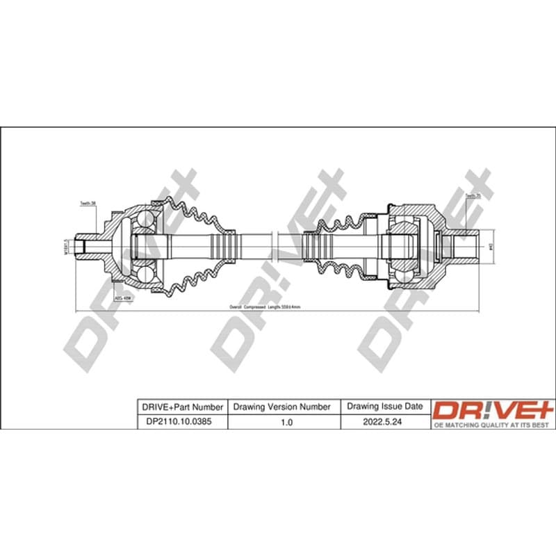 DRVE pusašis DP2110.10.0385